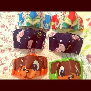 Triple layers cotton kids masks 6p bundles